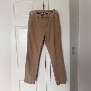 Banana Republic Men’s Lightweight Corduroy Pants Light Beige Size 31S 31 Short